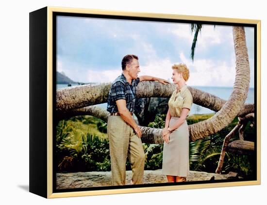 South Pacific, Rossano Brazzi, Mitzi Gaynor, 1958-null-Framed Stretched Canvas