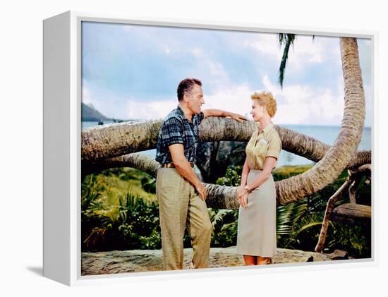 South Pacific, Rossano Brazzi, Mitzi Gaynor, 1958-null-Framed Stretched Canvas