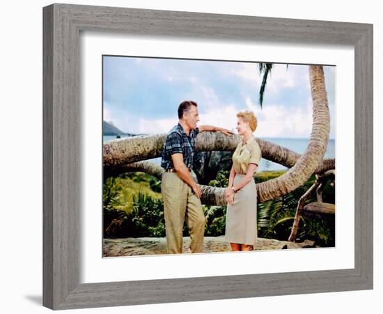 South Pacific, Rossano Brazzi, Mitzi Gaynor, 1958-null-Framed Photo