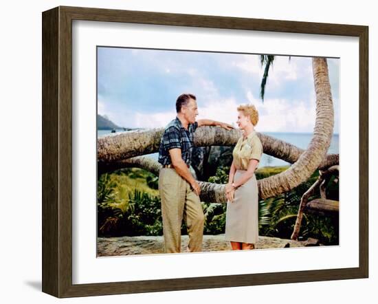 South Pacific, Rossano Brazzi, Mitzi Gaynor, 1958-null-Framed Photo