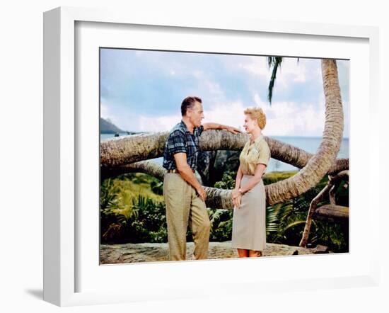 South Pacific, Rossano Brazzi, Mitzi Gaynor, 1958-null-Framed Photo