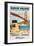 South Pacific the Yachtlike Way Poster-null-Framed Giclee Print