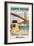 South Pacific the Yachtlike Way Poster-null-Framed Giclee Print