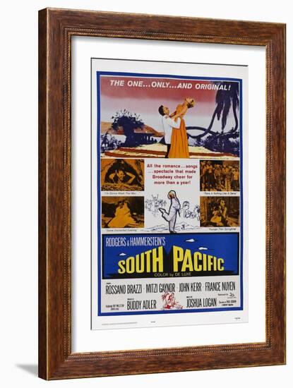 South Pacific-null-Framed Art Print