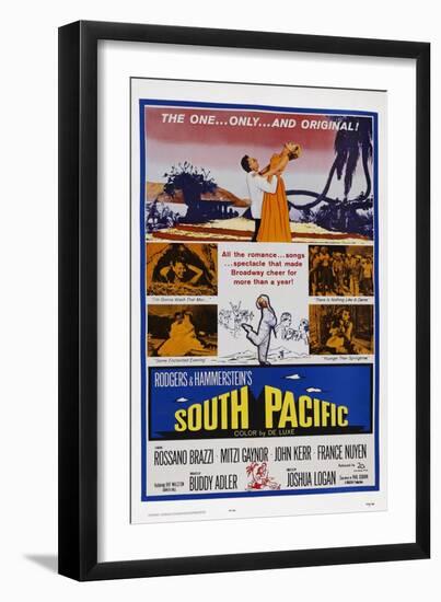 South Pacific-null-Framed Art Print