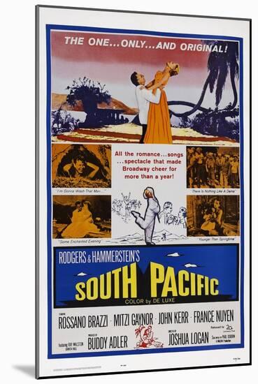 South Pacific-null-Mounted Art Print