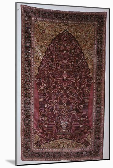 South Persian prayer rug, 18th century. Artist: Unknown-Unknown-Mounted Giclee Print