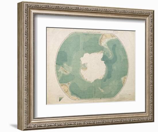 South Polar Chart, 1901-English School-Framed Giclee Print