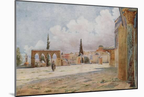 South Porch of Mosque and Summer Pulpit, Jerusalem-Walter Spencer-Stanhope Tyrwhitt-Mounted Giclee Print