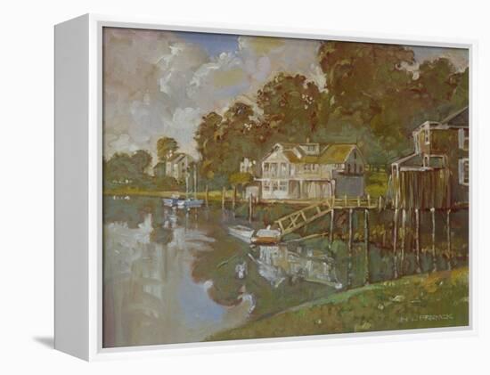 South Port Harbor-Hal Frenck-Framed Premier Image Canvas