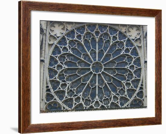 South Rose Window of Notre-Dame, Paris, France-Lisa S^ Engelbrecht-Framed Photographic Print