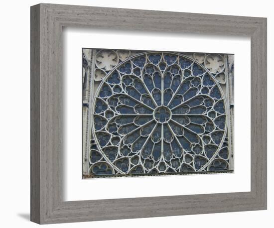 South Rose Window of Notre-Dame, Paris, France-Lisa S^ Engelbrecht-Framed Photographic Print