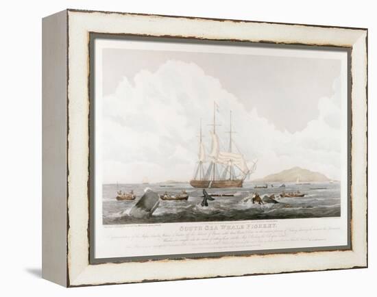 South Sea Whale Fishery, 1825-John Huggins-Framed Premier Image Canvas