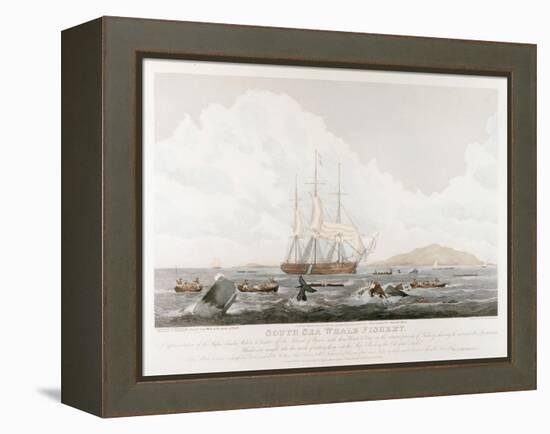 South Sea Whale Fishery, 1825-John Huggins-Framed Premier Image Canvas