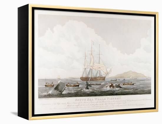 South Sea Whale Fishery, 1825-John Huggins-Framed Premier Image Canvas