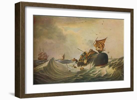 South Sea Whale Fishery, 1836-Edward Duncan-Framed Giclee Print