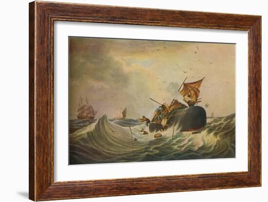 South Sea Whale Fishery, 1836-Edward Duncan-Framed Giclee Print