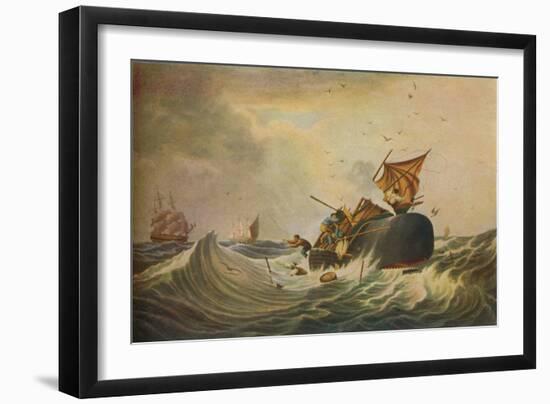 South Sea Whale Fishery, 1836-Edward Duncan-Framed Giclee Print