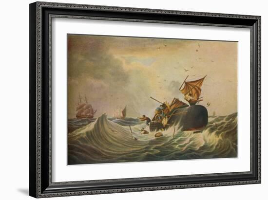 South Sea Whale Fishery, 1836-Edward Duncan-Framed Giclee Print