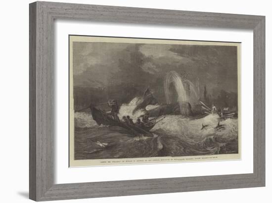 South Sea Whaling, in the General Exhibition of Water-Colour Drawings, Dudley Gallery-Oswald Walters Brierly-Framed Giclee Print