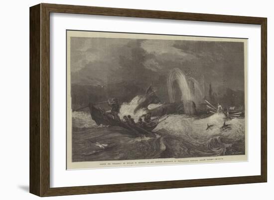 South Sea Whaling, in the General Exhibition of Water-Colour Drawings, Dudley Gallery-Oswald Walters Brierly-Framed Giclee Print