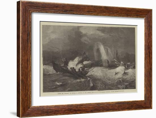 South Sea Whaling, in the General Exhibition of Water-Colour Drawings, Dudley Gallery-Oswald Walters Brierly-Framed Giclee Print
