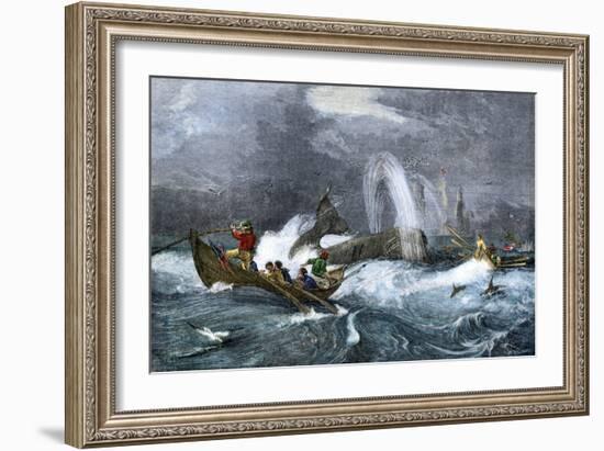 South Sea Whaling-null-Framed Giclee Print