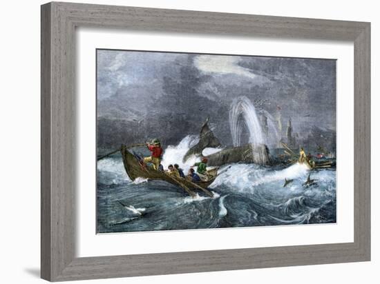 South Sea Whaling-null-Framed Giclee Print