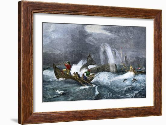 South Sea Whaling-null-Framed Giclee Print