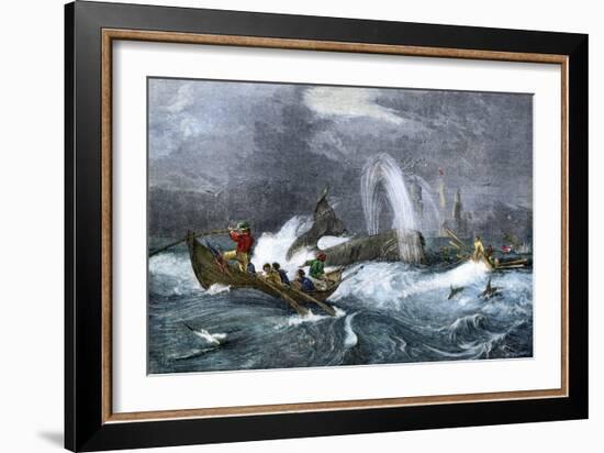 South Sea Whaling-null-Framed Giclee Print