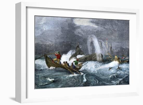 South Sea Whaling-null-Framed Giclee Print