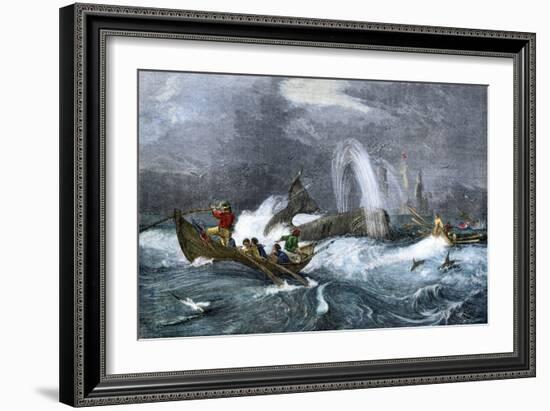 South Sea Whaling-null-Framed Giclee Print