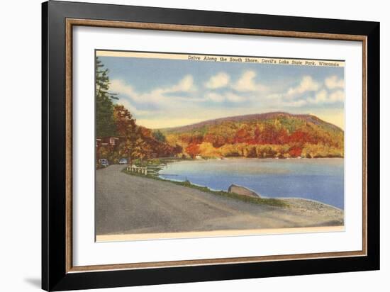 South Shore, Devil's Lake, Wisconsin-null-Framed Art Print