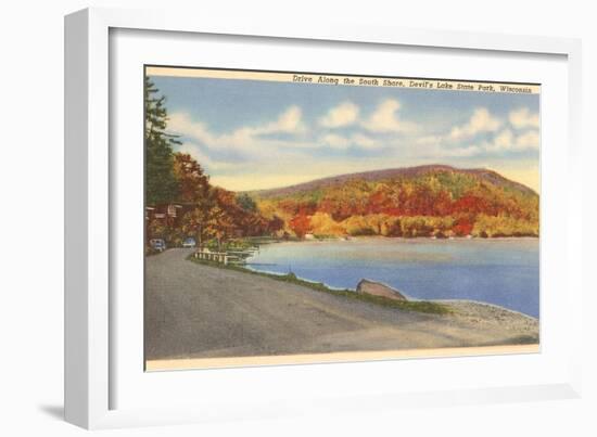 South Shore, Devil's Lake, Wisconsin-null-Framed Art Print