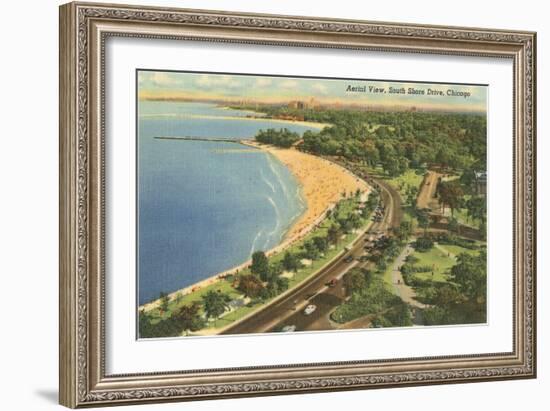 South Shore Drive, Chicago, Illinois-null-Framed Art Print