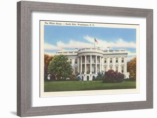 South Side, White House, Washington, D.C.-null-Framed Art Print