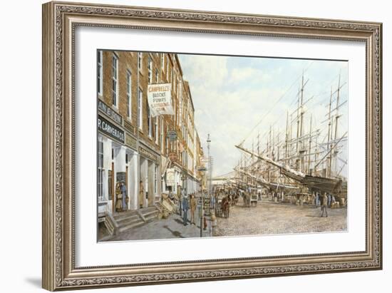 South Street - East River-Jack Wemp-Framed Giclee Print