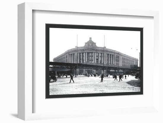 South Street Station, Boston-William Henry Jackson-Framed Photo