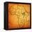 South Sudan on Actual Map of Africa-michal812-Framed Stretched Canvas