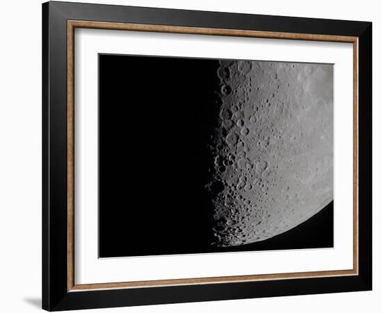 South Terminator of 7 Day Moon-null-Framed Photographic Print