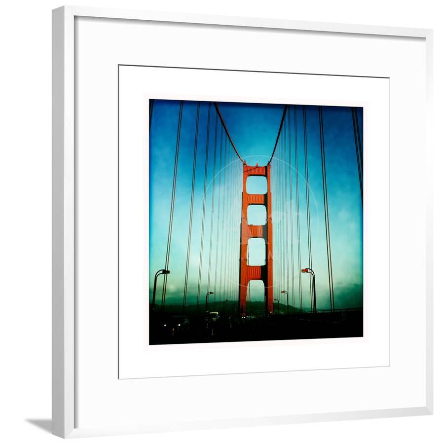 South Tower Of The Golden Gate Bridge Framed Art Print By Skip Brown Com