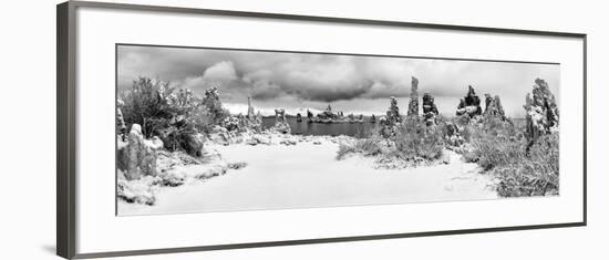 South Tufa Area, Panoramic View of Tufa Formations at Dawn after a Fresh Snowfal-Ann Collins-Framed Photographic Print