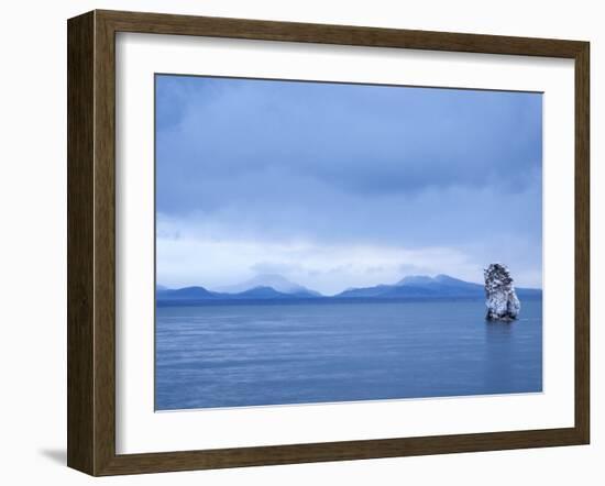 South Tufa Area, Tufa Formation and Clearing Storm at Dawn after a Fresh Snowfall-Ann Collins-Framed Photographic Print