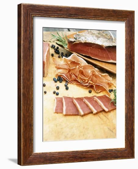 South Tyrolean Speck (Bacon) with Juniper Berries & Herbs-Stefan Braun-Framed Photographic Print