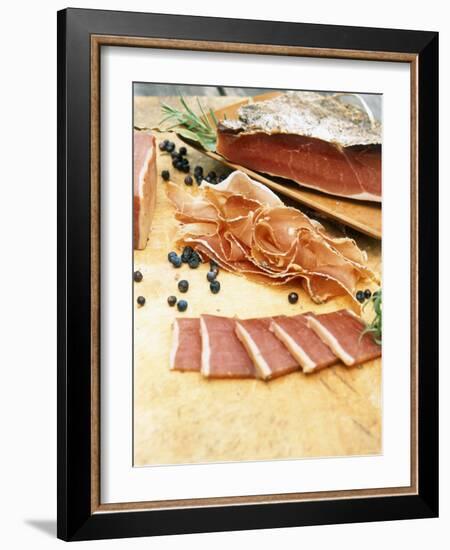 South Tyrolean Speck (Bacon) with Juniper Berries & Herbs-Stefan Braun-Framed Photographic Print