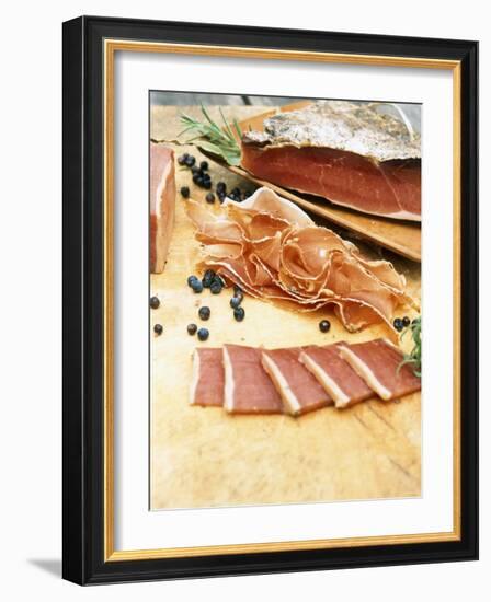 South Tyrolean Speck (Bacon) with Juniper Berries & Herbs-Stefan Braun-Framed Photographic Print