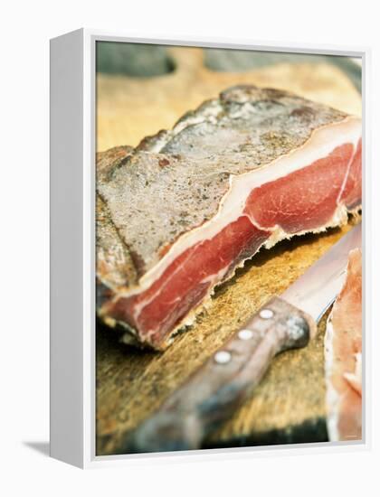 South Tyrolean Speck (Bacon)-Stefan Braun-Framed Premier Image Canvas