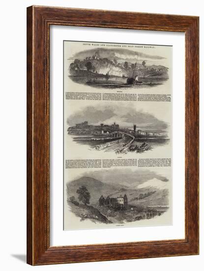 South Wales and Gloucester and Dean Forest Railway-Samuel Read-Framed Giclee Print