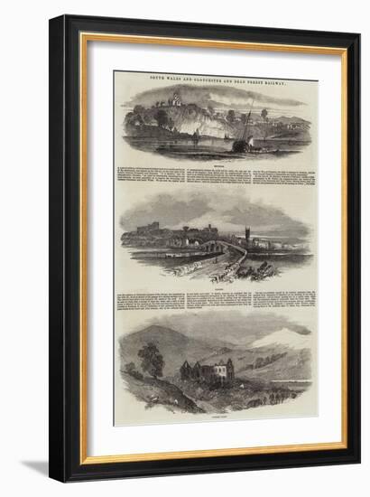 South Wales and Gloucester and Dean Forest Railway-Samuel Read-Framed Giclee Print