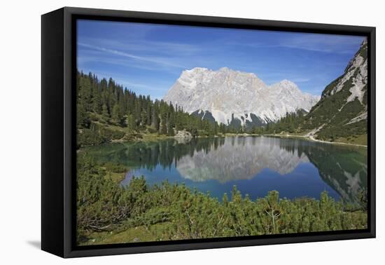 South Walls of the Wetterstein Massif with Wetterspitzen-Uwe Steffens-Framed Premier Image Canvas